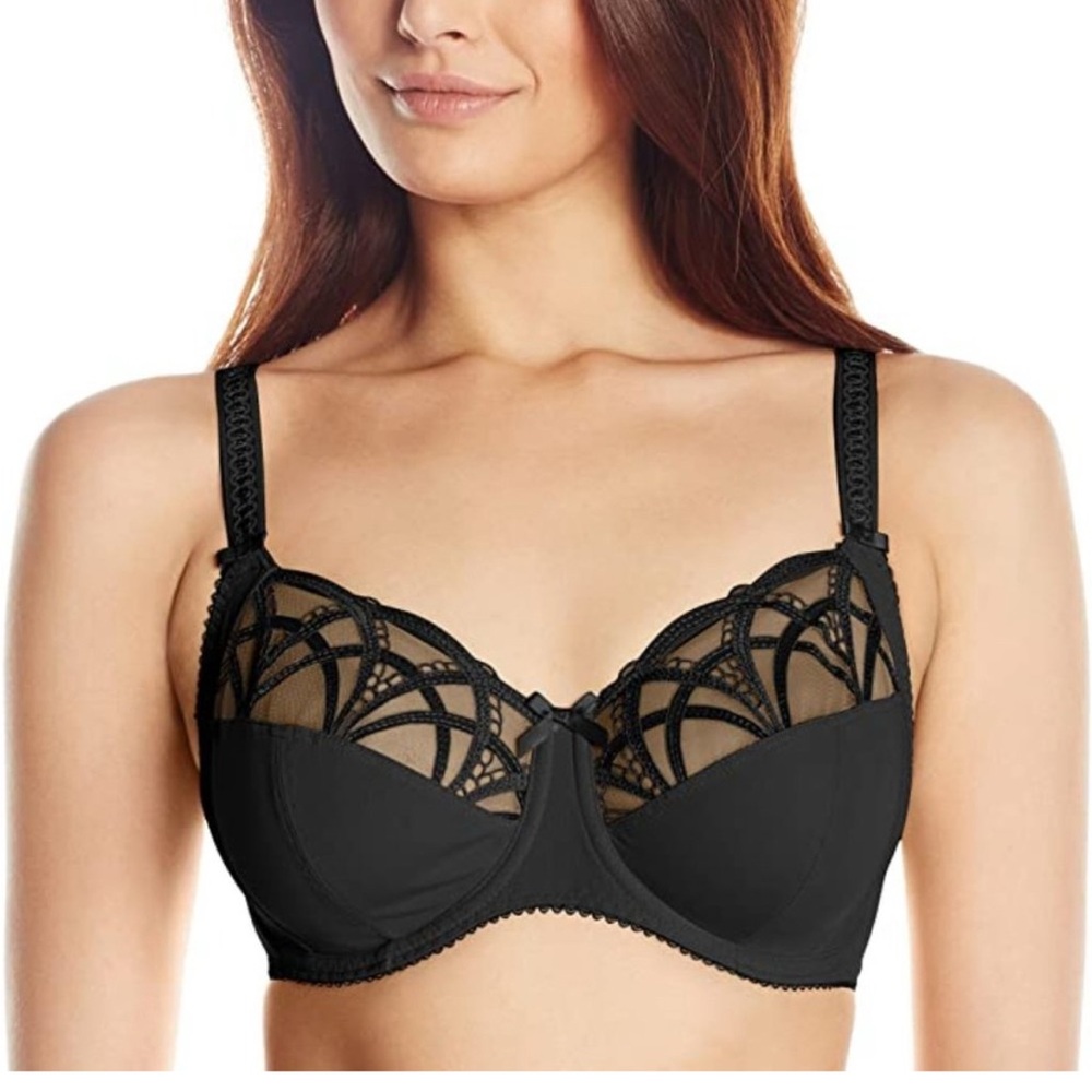 Fantasie Black Mesh Detail Bra
Size 36G